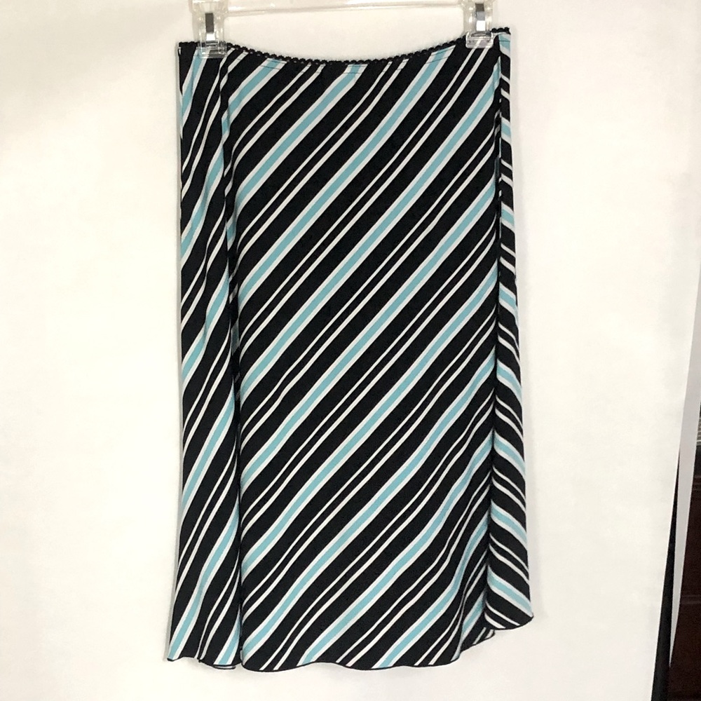 mid length striped skirt, brand Wrapper